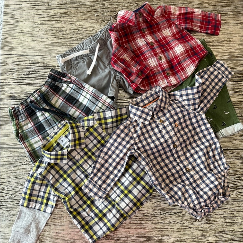 Bundle of Baby Boy Clothing 0-3 Months